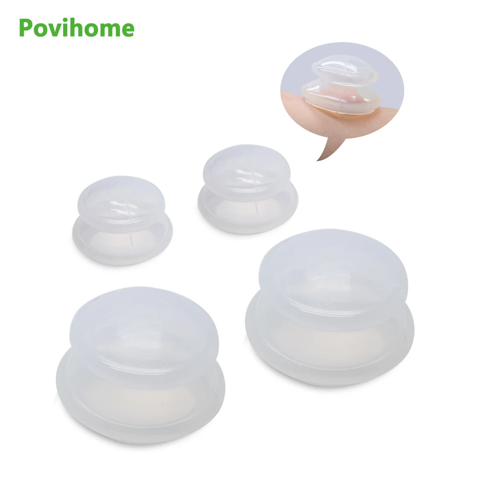 

Massage Jars Massager Health Monitors Silicone Cans Sucker Vacuum Cans Massage Cupping Massage Bank Tank Set