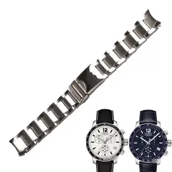 WENTULA ремешки для TISSOT t095 T-Sport T095.417A нержавеющая сталь одноцветное группа человек Смотреть band 19 мм