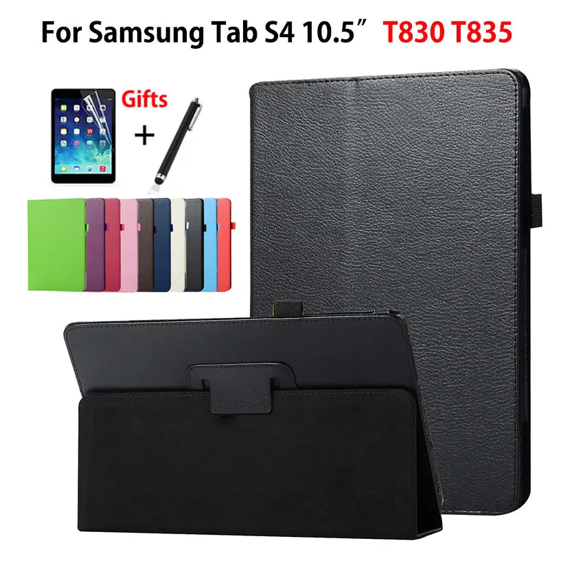 Чехол для Samsung Galaxy Tab S4 10. 0 T830 T835 SM-T830 SM-T835 10 5 дюйма тонкий складной чехол-подставка