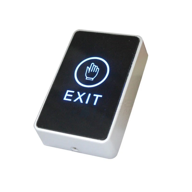 Installed Door Exit Button Touch Release Push Switch Contactless with Bule light for Electronic Door Lock Access Control System (5)