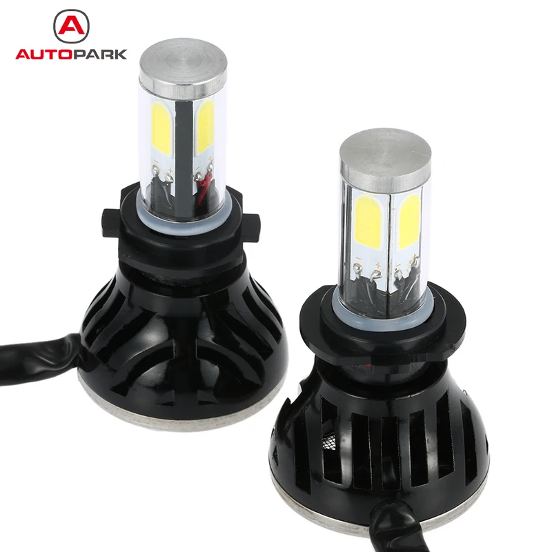

One Pair 40W 4000LM H7 COB LED Light Car Headlight Fog Light DC 12V 24V Car Headlamp Replacement for Sedan SUV 6000K White