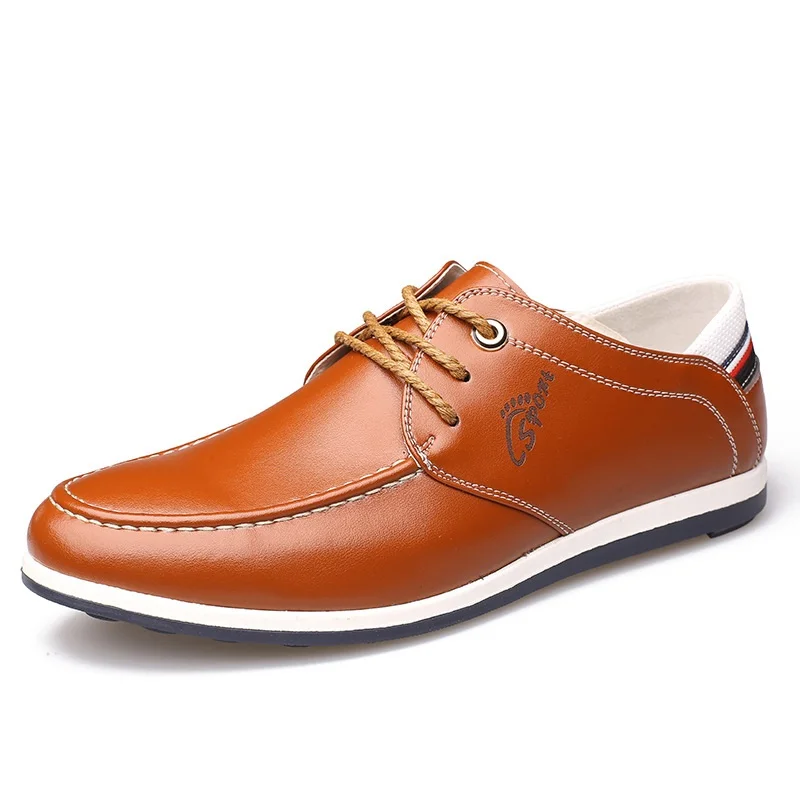

2017 Spring Autumn New Arrival Men Boat Shoes High Quality Leather Shoes Men Casual Doug Shoes Fashion Moccasins Flats X210