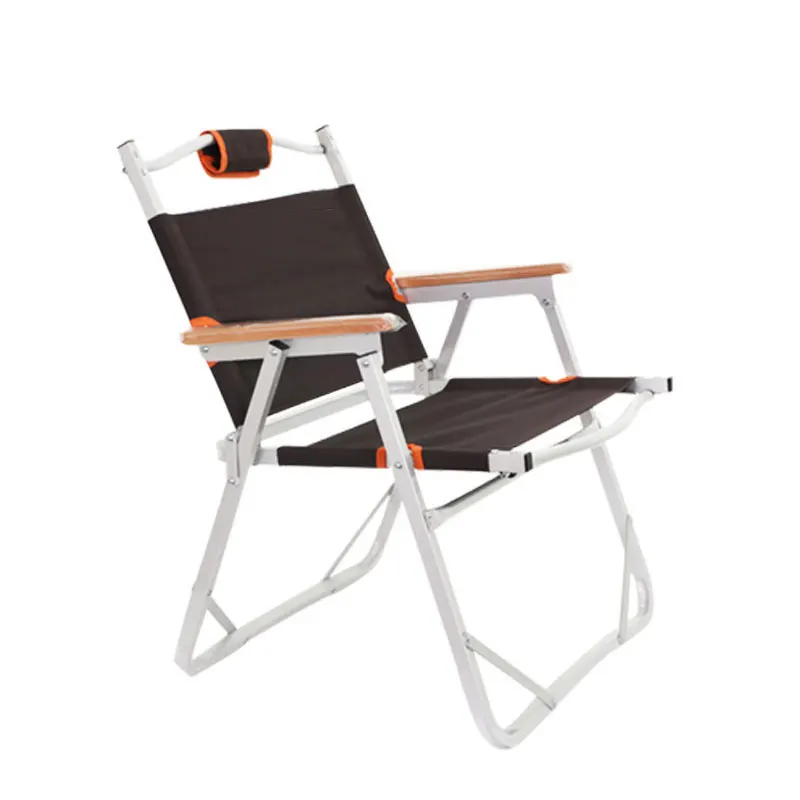 Складной пляжный стул походная мебель Al 3 кг 56x47x66 см 200 кг кофейное уличное рыболовное кресло Двухслойное оксфордское Походное кресло