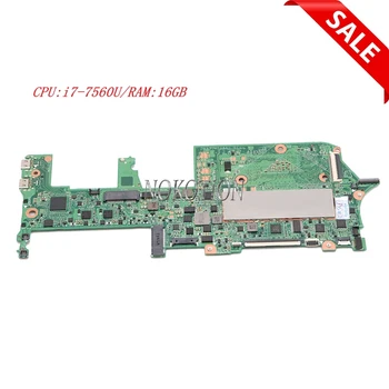 شراءNokotion لأجهزة الكمبيوتر المحمول HP Spece X360 13-AC DAX31MB1AA0 اللوحة الأم مع SR366 I7-7560U ذاكرة الوصول العشوائي 16GB على متن الطائرة