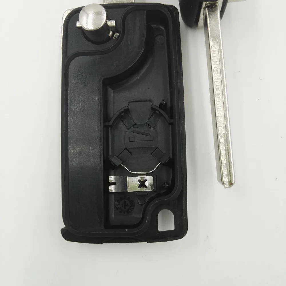 Чехол для Peugeot Key 107 207 307 307S 308 407 607 2BT DKT0269 с символом положения батареи|key 2 button|case key