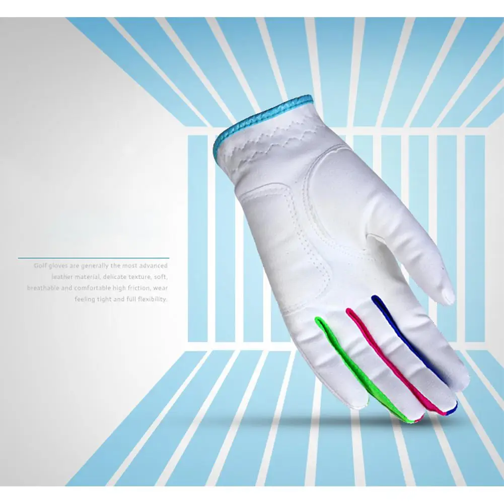 Mounchain унисекс 1 пара Гольф перчатки ладони Защитный дышащий левой или правой рукой противоскольжения Гольф перчатки для детей