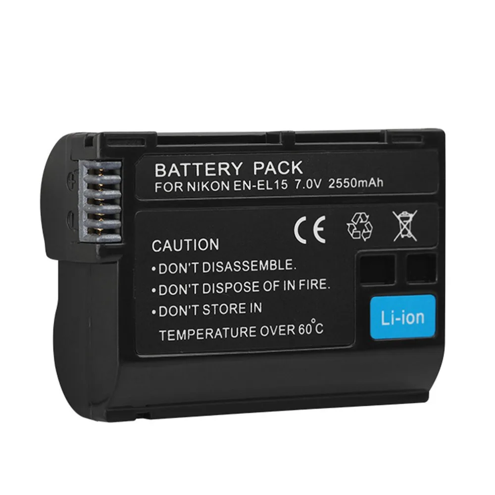 Аккумулятор ENEL15 для цифровой камеры Nikon V1 D500 D750 D7100 D7000 D800E D800 D600 D600E D610 D810 D810E EN EL15 7 в