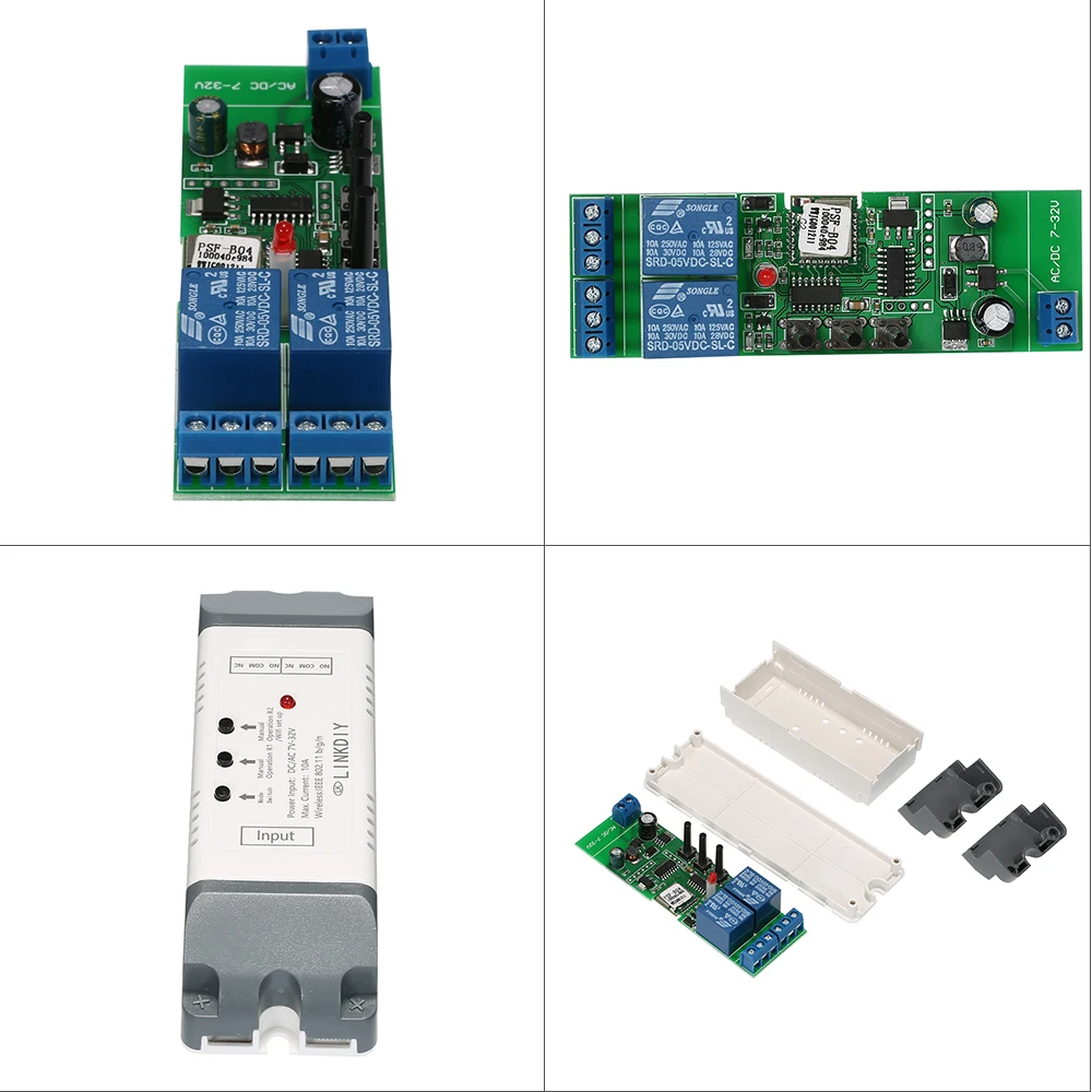 5 шт. 2CH умный Wifi переключатель универсальный модуль DC/AC7 32V беспроводной таймер