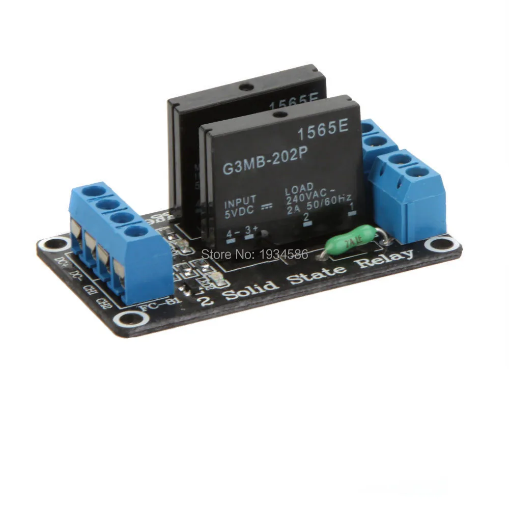 2 канала сигнала низкого уровня 5 в пост. Тока SSR G3MB 202P твердотельный релейный