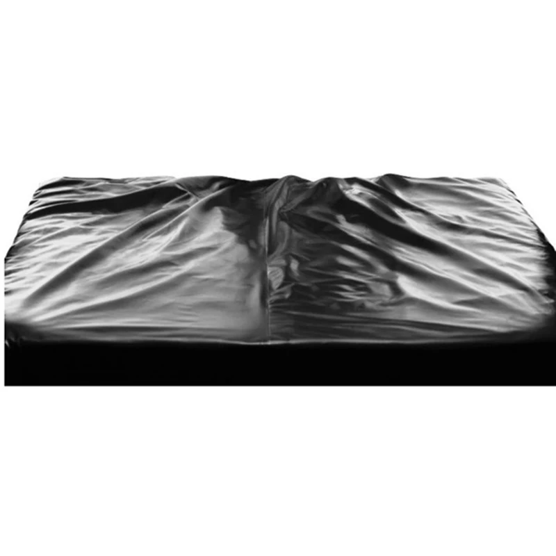 122200cm Black Pvc Bed Sheet Sexy Waterproof Bedding Game Outdoor
