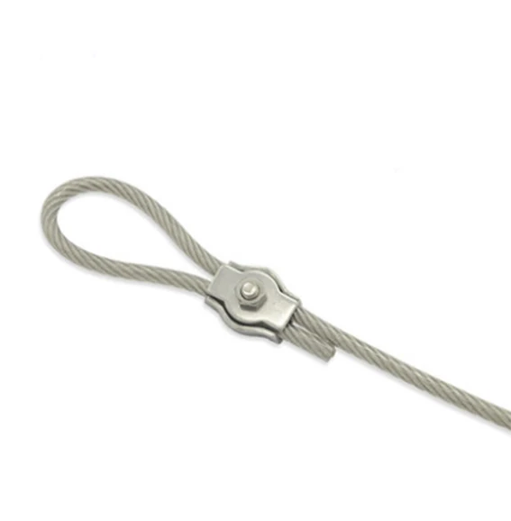 10PCS M2 M10 wire rope clip clamp cable galvanised steel connect fixing