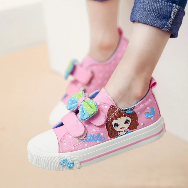 kids girls canvas shoes children girl sneakers shoe size 21 35 for over ...