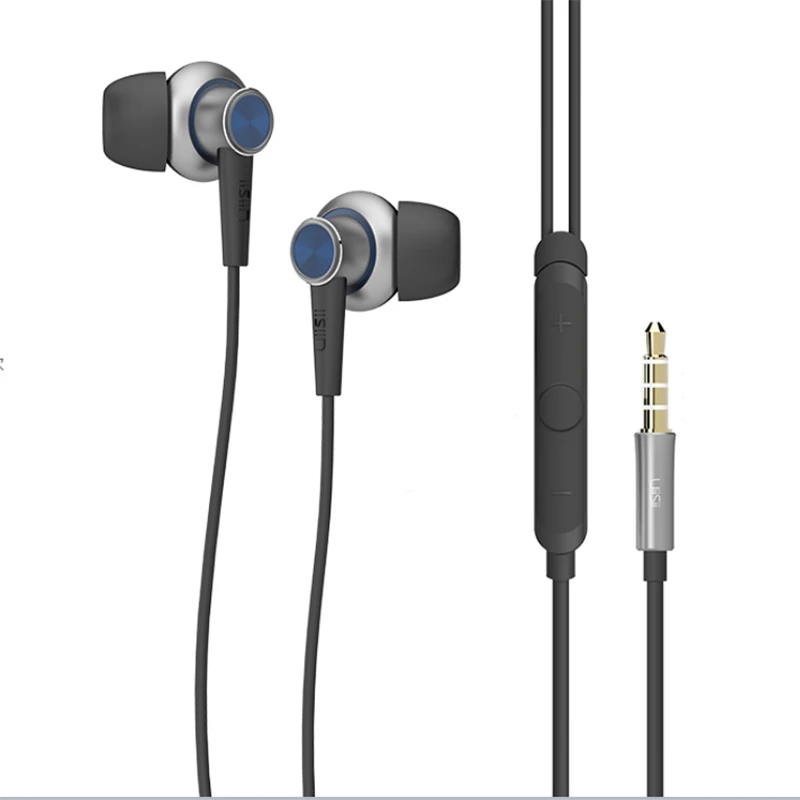 Металлические наушники UiiSii HI 810 100% оригинальные Fi супер бас стерео DJ с микрофоном