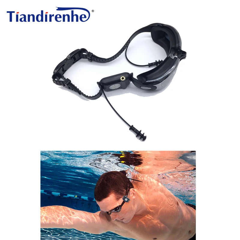 

New 4G 8GB IPX8 Diving Swimming MP3 Waterproof Player Earphone Underwater Surf Sports Swim Mini Headset FM Radio Cap Glasses