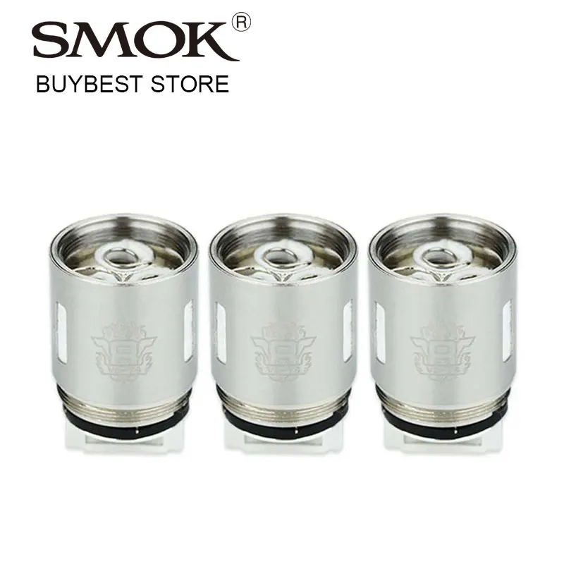 Катушка для бака Smok TFV8 3 шт. катушка атомайзера SMOK 0 2 Ом с турбодвигателем 6 T Cloud Beast