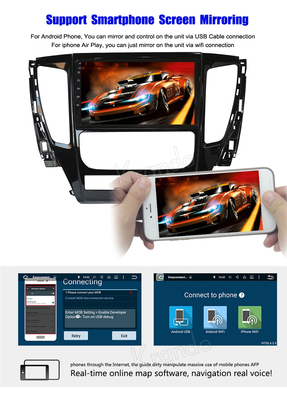 Krando Android 8 1 10 &quot(Нет dvd) Автомобильный навигатор gps для mitsubishi pajero 2016 2018 2017 радио