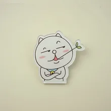 1PC font b Funny b font Emoji Expression Cartoon Cat Grimace Icon Badge Toy Acrylic Brooch