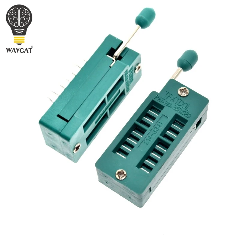 10pcs 14pin 14 Pin 2.54mm IC Test Universal ZIF Socket 