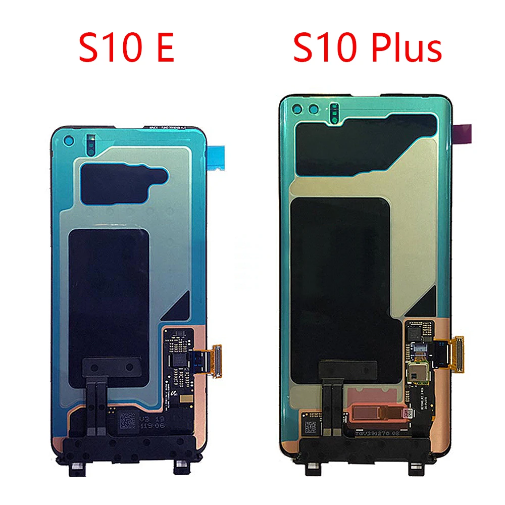

Super AMOLED For Samsung Galaxy S10 Plus LCD Display Touch Screen G975 For Samsung S10 G973 LCD Digitizer S10e G970 LCD Screens