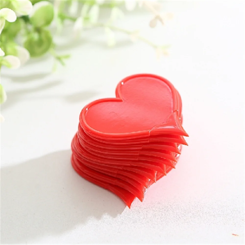 Plastic box package Letter Opener Office Equipment safety heart shape 20pcs/lot