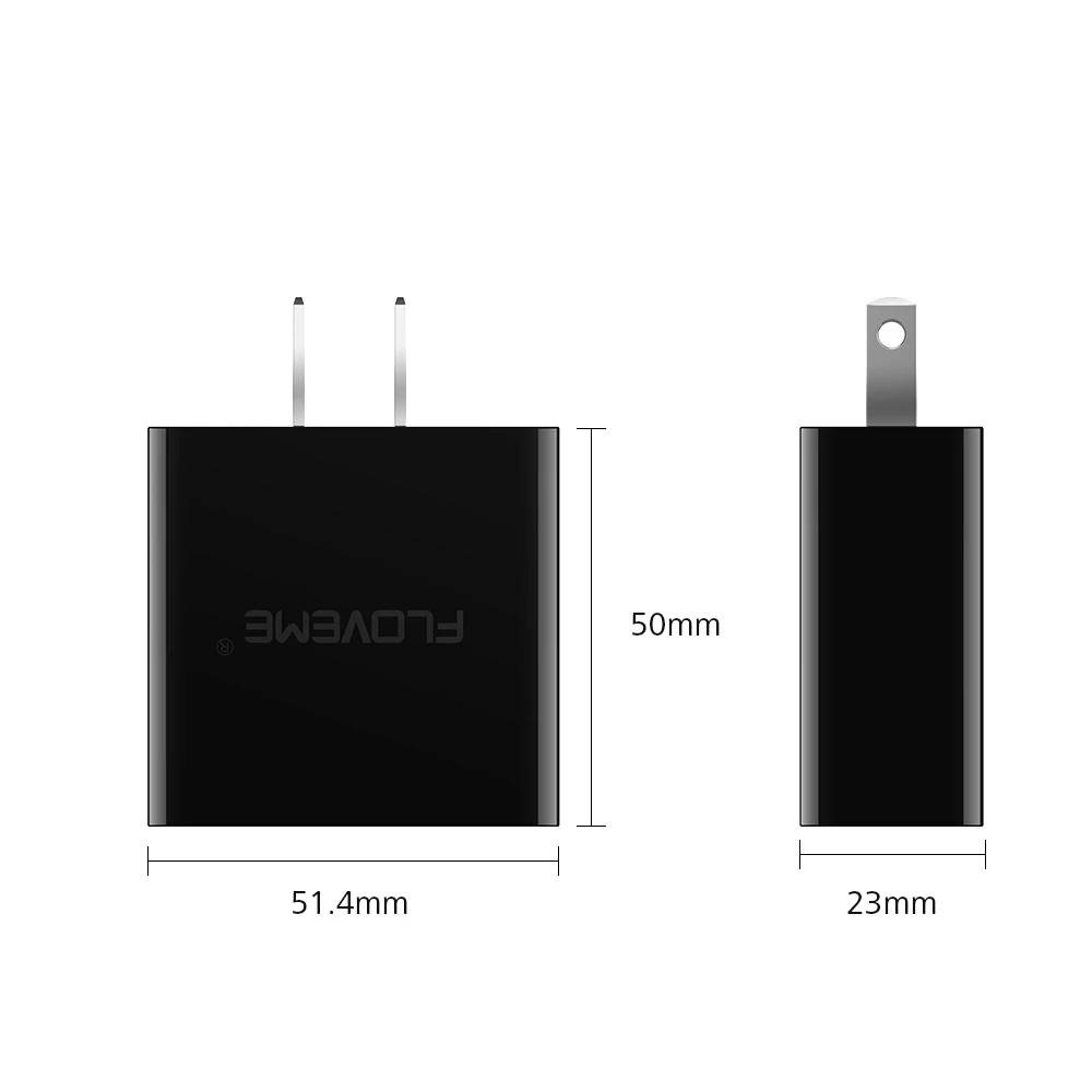 USB зарядное устройство FLOVEME Быстрая быстрая зарядка 3 порта светодиодный дисплей ЕС/США штекер Макс 5 в 2.4A мобильный телефон Смарт зарядное устройство для iPhone ноутбук зарядное устройство