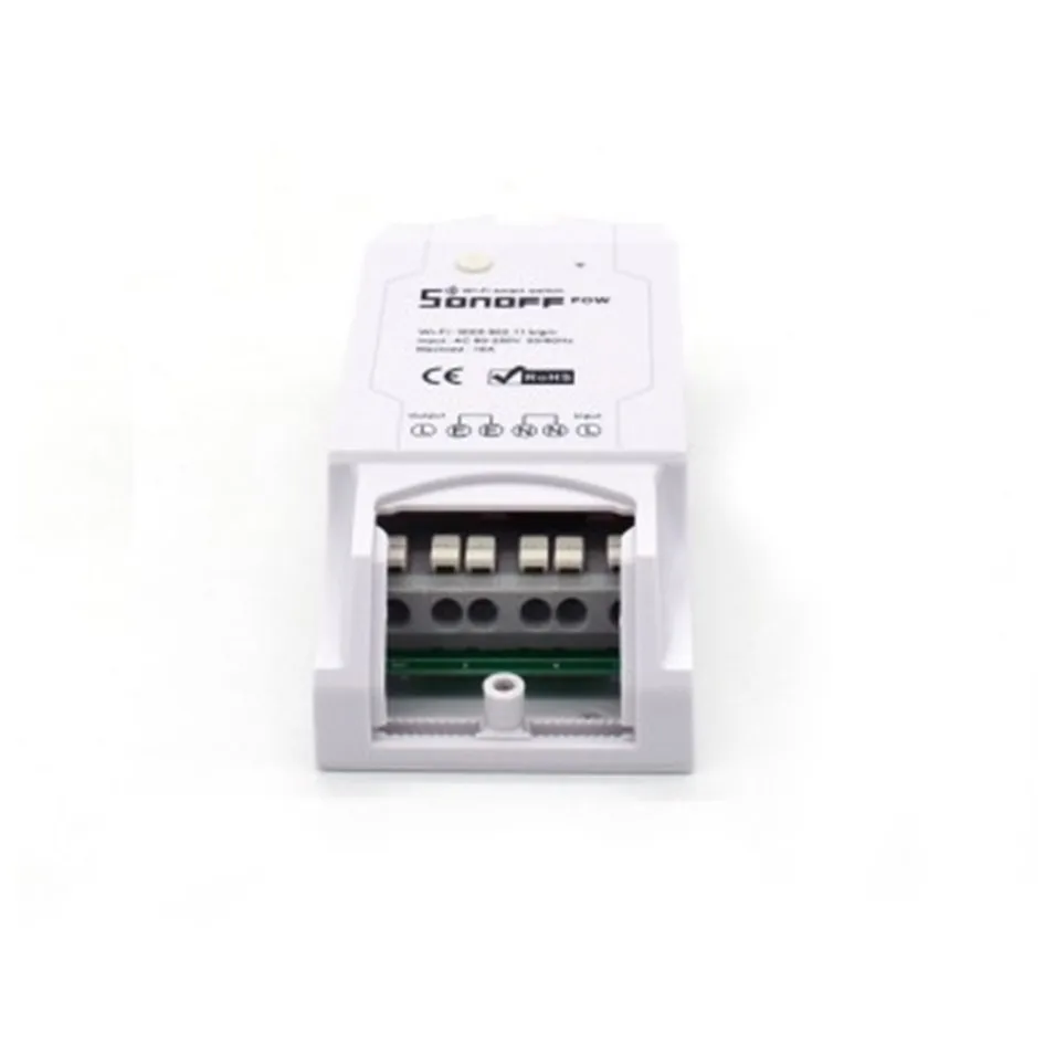 Itead Sonoff Pow Wireless Intelligent Automation Module Switch WiFi Smart Home Remote Power Consumption Measurement 16A 3500W-4