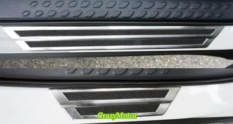 For Toyota C-HR CHR accessories Stainless outer Door sill plate cover Decorative Trim Exterior Trim car styling