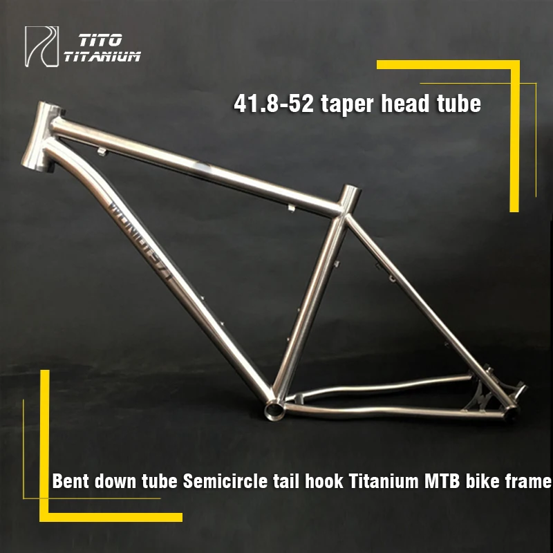 Online Buy Wholesale titanium mountain bike frame from China titanium