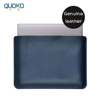 

Simplicity and super slim 100% Genuine leather Laptop bag case Sleeve for HP Envy X360 13.3",Transverse style
