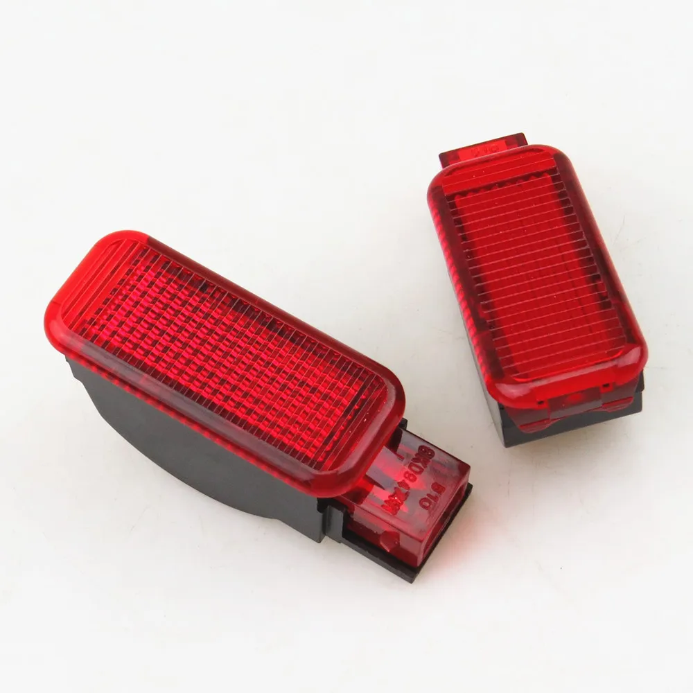 READXT 1 Pair Car Door Panel lamp 12V Red Warning light For A7 A8 Q3 Q5 TT A3 S3 A6 S6 A4 S4 RS3