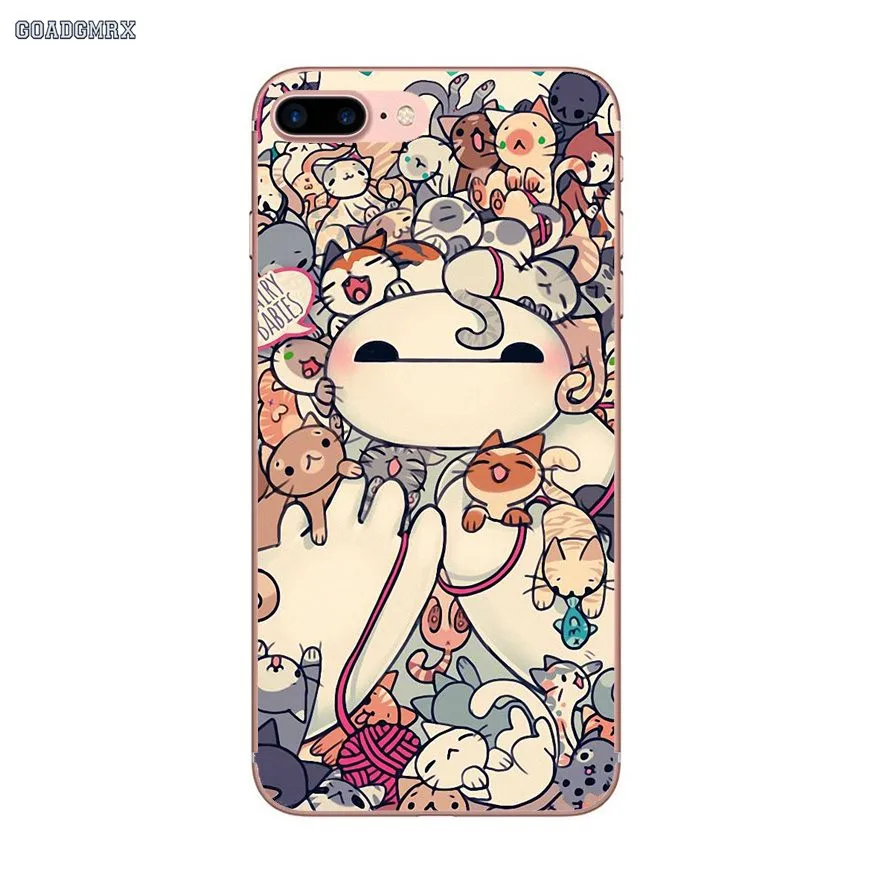 Большой Герой 6 Baymax для Samsung Galaxy S10 Lite J1 J2 J3 J5 J7 2015 2016 J4 J6 Plus J8 2018 Европа мягкие