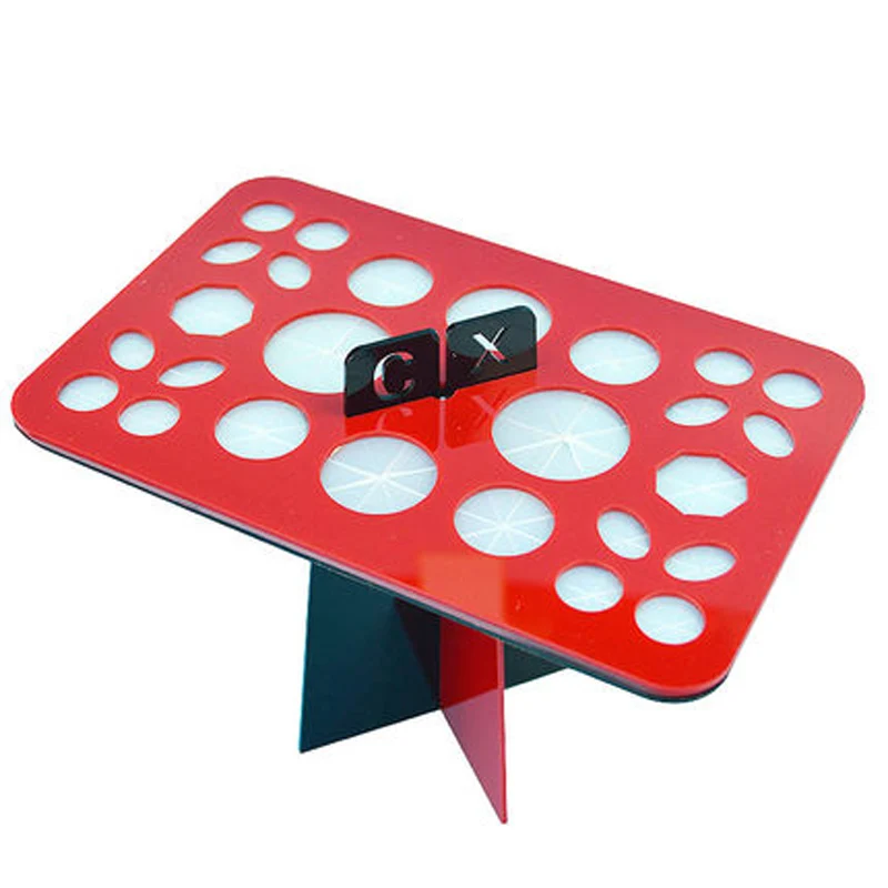 

Hot Sale New Cosmetic Holder For Brushes Stand Folding Collapsible Air Drying Makeup Brushes Organizing Tower Tree Rack Tool