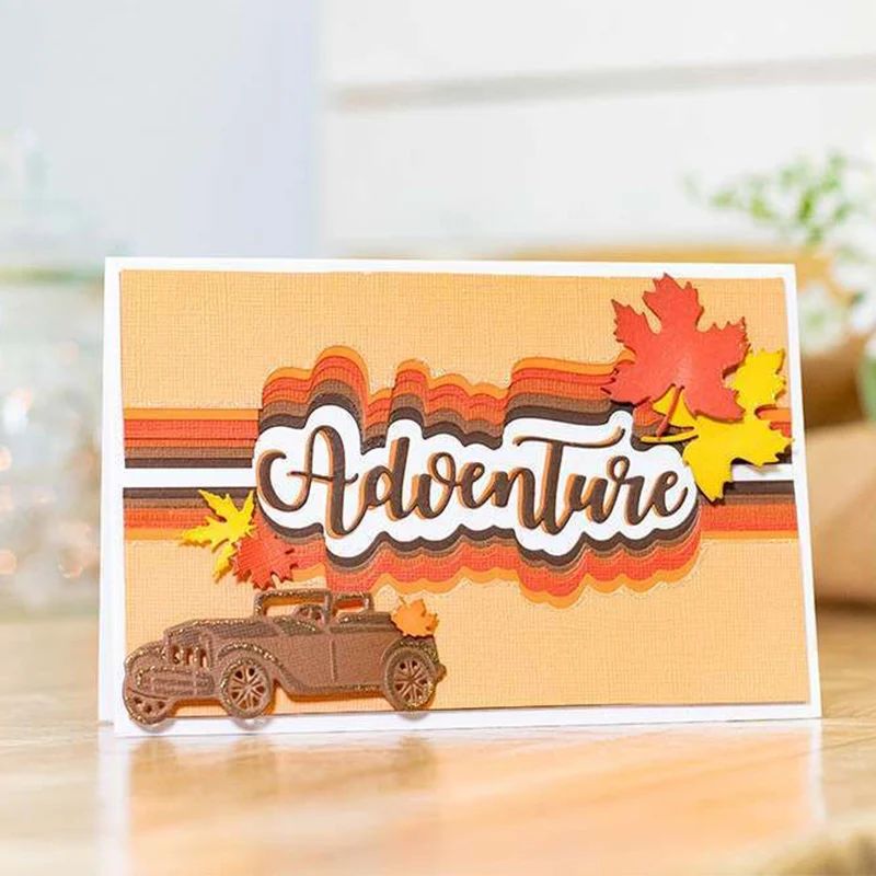 

Various Letters Word Metal Cutting Dies for Scrapbooking Decorative Stencils DIY Craft Album Card