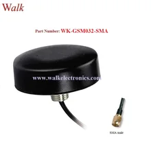 SMA мужской маленький размер(диаметр 47 мм) винтовое крепление водонепроницаемое наружное использование 3g GSM антенна на крышу крепление четырехполюсная система gprs Автомобильная антенна