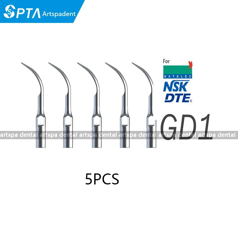 5pcs GD1 dental scaler tips teeth whitening dental equipment ultrasonic