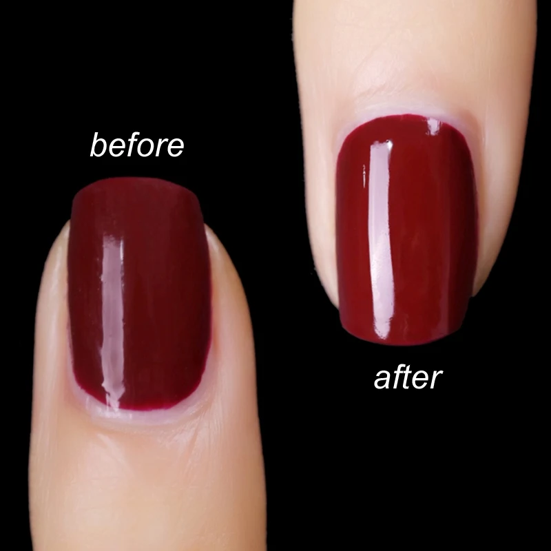 Zation Top Coat гель блеск лак для ногтей 8 мл дизайн DIY Советы впитать верхний слой и