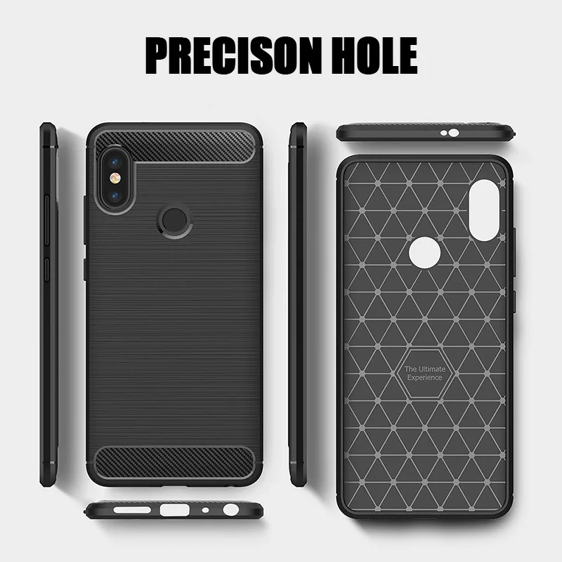 Tomkas Soft TPU Case For Xiaomi Mi 6X Case Silicone Luxury Full Cover Xiaomi Mi Max 2 Redmi 5A 5 Plus Case Brushed Carbon Fiber  (10)