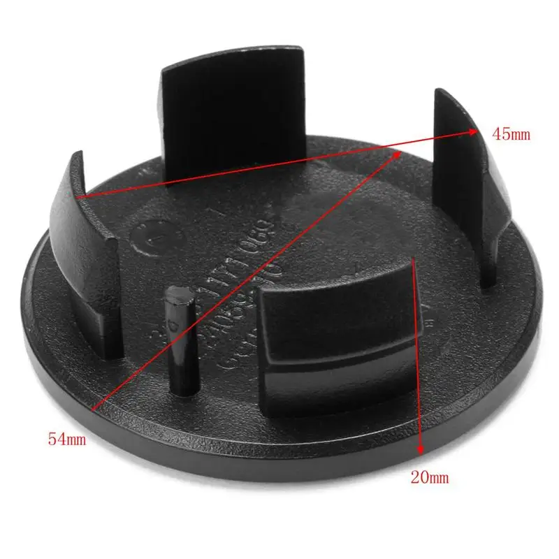 4 шт. 54 мм Центральная втулка колеса автомобиля крышки центра эмблема значок для Mini Cooper черный пластик