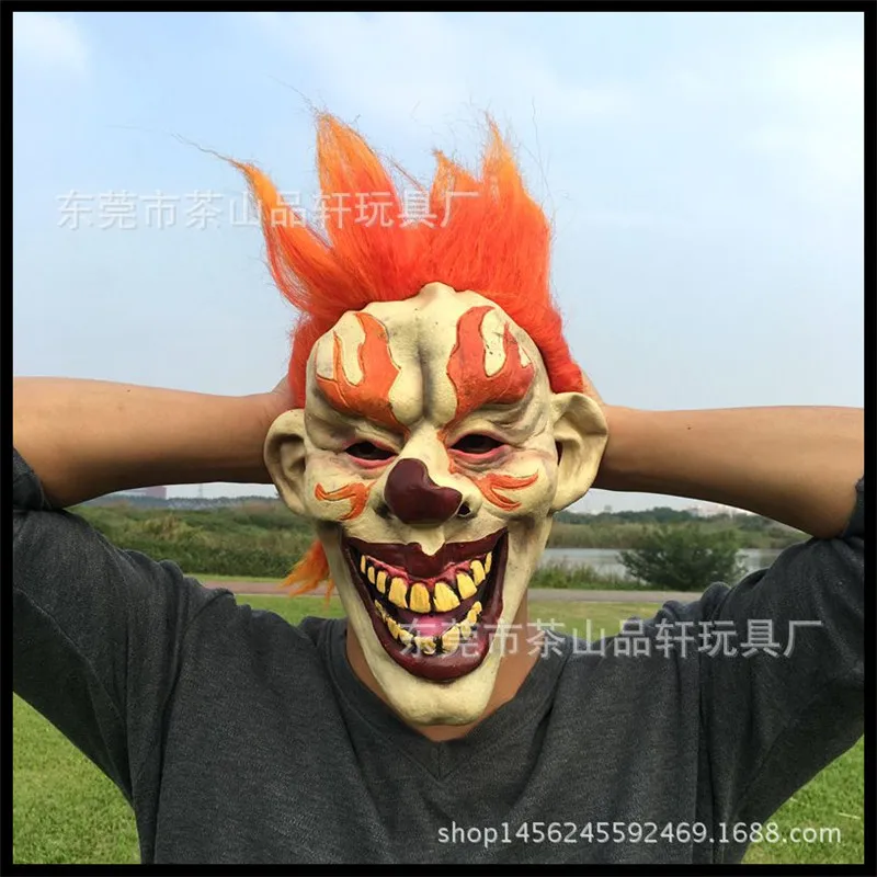 2017 Высококачественная маска клоуна Hallowen с большим носом Реалистичная для