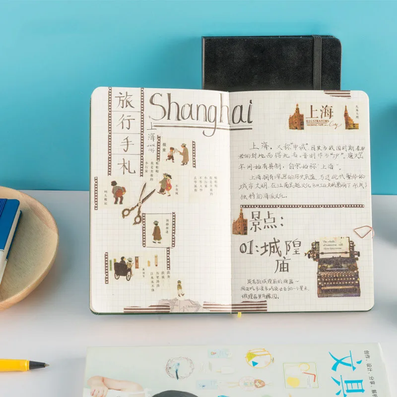 Classic A5 Hardcover Bullet Journal Notebook Dotted Grid Paper Bandage Planner Diary Agenda School Office Supplies Classic A5 Hardcover Bullet Journal Notebook Dotted Grid Paper Bandage Planner Diary Agenda School Office Supplies