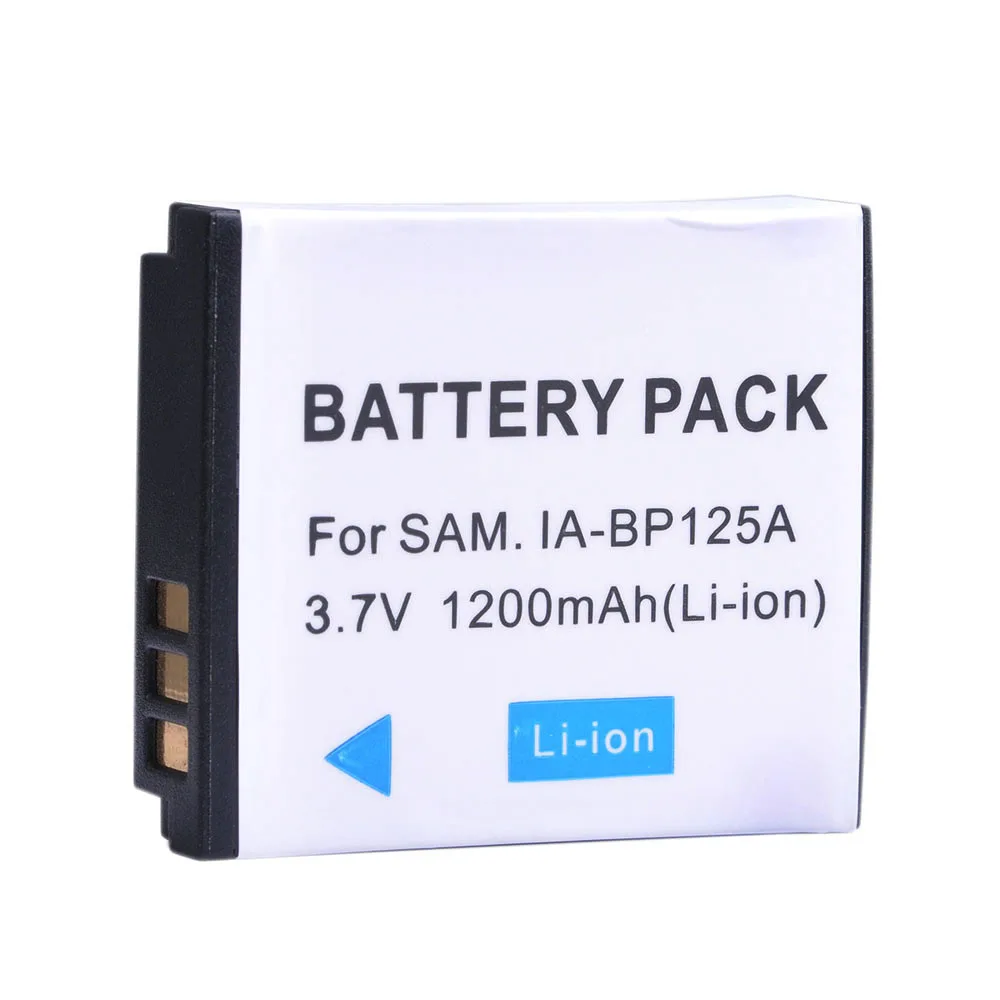 3X1200 mAH IA-BP125A IA BP125A BP125A аккумуляторная батарея для камеры samsung HMX-QF20, HMX-QF30, HMX-QF300, HMX-M20, HMX-Q10, HMX-Q1