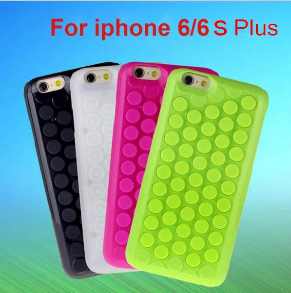 

2016 New Japan Creativer Relax Funny Decompression Puchi Bubble Wrap Phone Case Cover for iPhone 6 6s Plus 5.5 inch