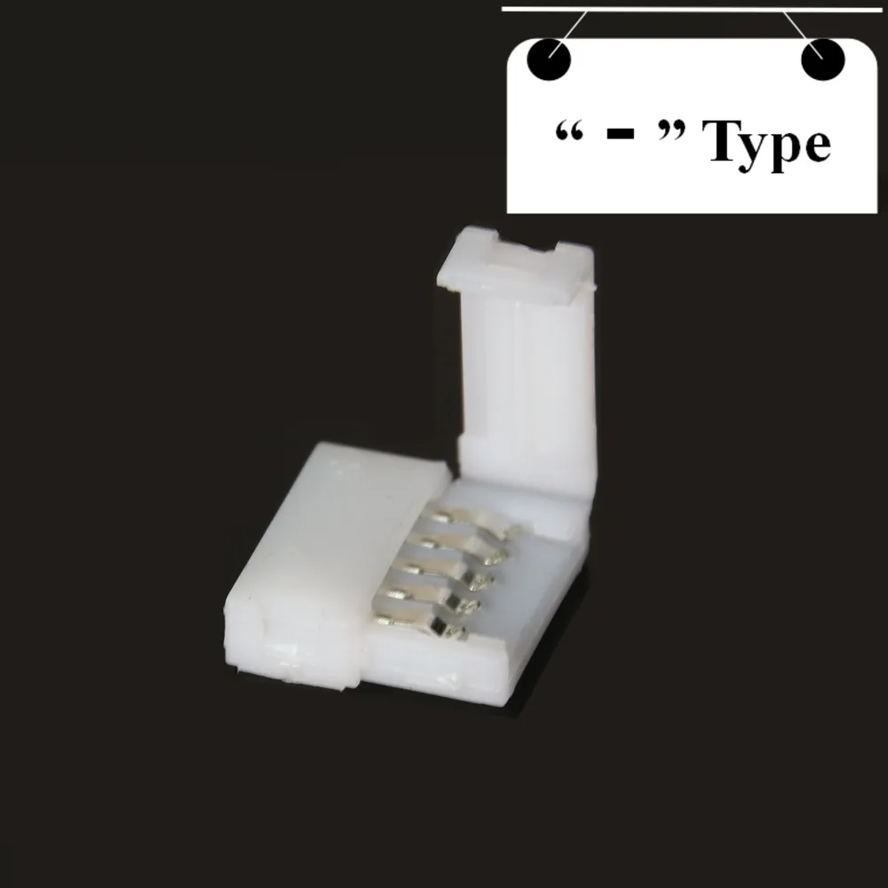 RGBW разъем для светодиодной ленты 5 контактов 10 мм 12 мм L T X образный сварочный разъем для 5050 RGBW RGBWW светодиодные ленты 5 шт./лот