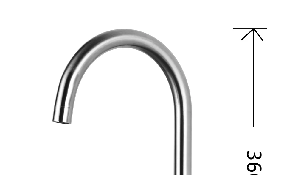 hm 360 Degree Cold and Hot Kitchen Tap Single Hole Water Tap SUS304 Stainless Steel Kitchen Faucets (16)