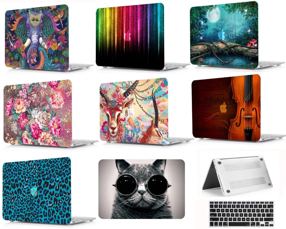 Laptop Tablet font b Notebook b font Shell Case Keyboard Cover Skin Bag For 13 15