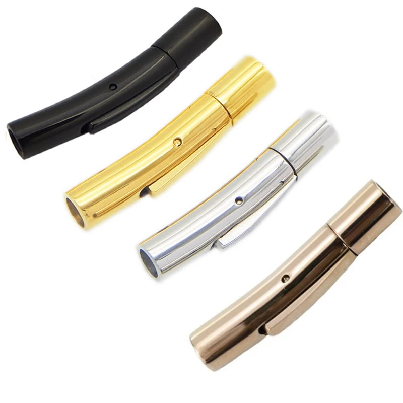 10pcs 2mm Magnetic Clasps Bracelet Leather Cord End Caps For Jewelry Making