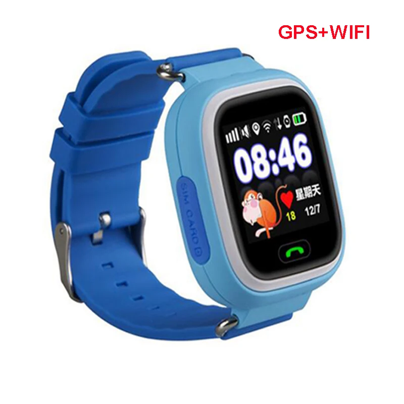 Gps Q90 умные часы с сенсорным экраном Wi Fi позиционирование Детские наручные