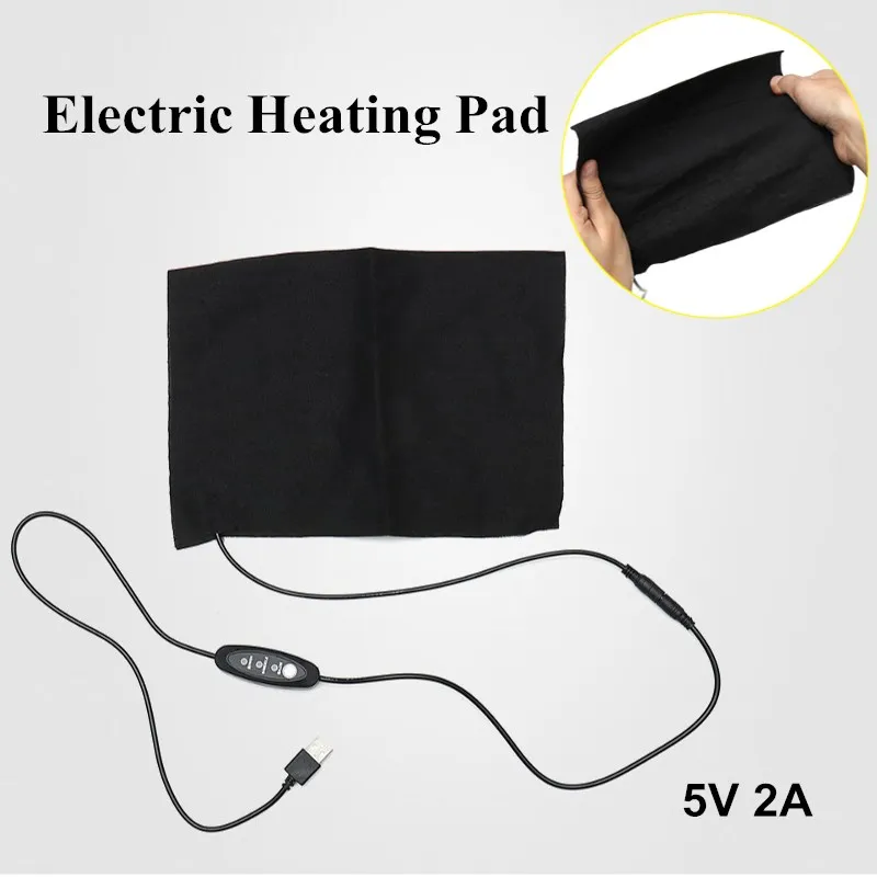 

High Quality USB Electric Warming Heating Pad USB Neck Shoulder Body Relief Thermal Relax Waterproof Reptile Pet Heating Pad