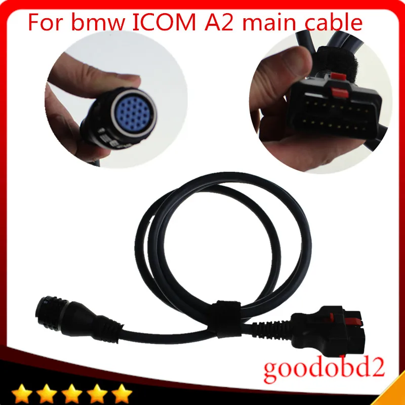 Для BMW ICOM A2 интерфейс OBD основной кабель 16pin до 19pin диагностический инструмент Автомобильный Кабель ICOM A2+ B+ C кодирование диагностические кабели