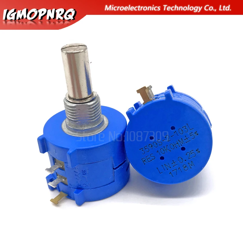 3590S-2-103L 3590S 10K ohm Precision Multiturn Potentiometer 10 Ring Adjustable Resistor multiturn potentiometer adjustable resistor electronic components